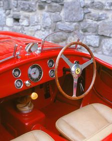 1949 Ferrari 166 Barchetta interior