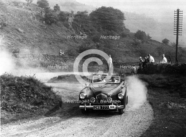 1949 Healey 2.4 Sportmobile drophead coupe, Morecambe rally 1952. Creator: Unknown.