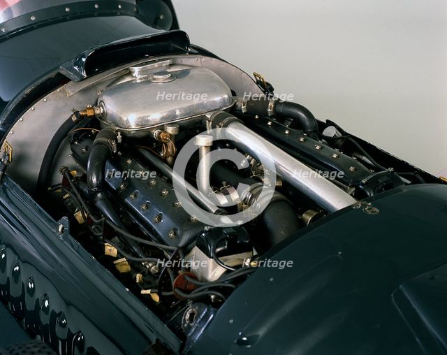 1950 BRM V16 engine. Creator: Unknown.