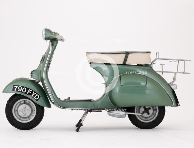 1950 Douglas Vespa 152-L2 scooter. Artist: Unknown.