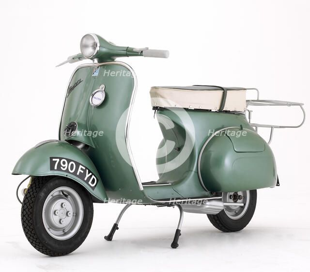 1950 Douglas Vespa 152-L2 scooter. Artist: Unknown.