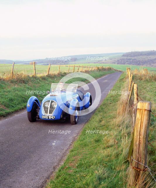 1950 Healey Silverstone. Artist: Unknown.