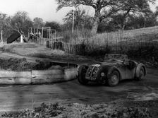 1950 Healey Silverstone, R.A.C. Rally, Prescott 1954. Creator: Unknown