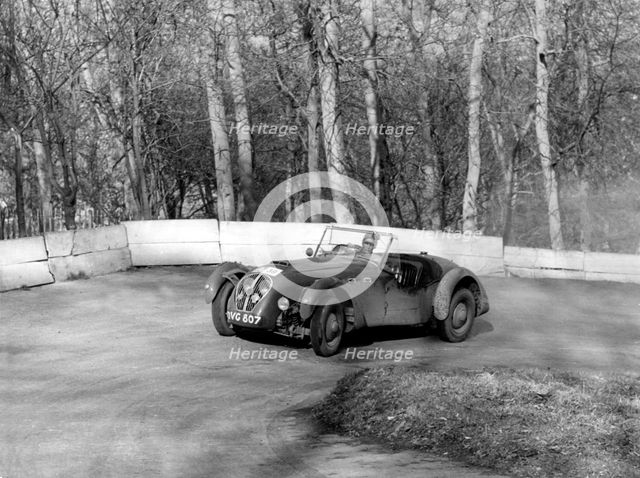 1950 Healey Silverstone, R.A.C. Rally, Prescott 1954. Creator: Unknown.