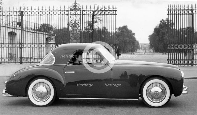 1950 Simca 8 Sports fixed head coupe with Facel body. Creator: Unknown.