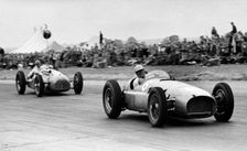 1951 BRM V16, Reg Parnell at Goodwood. Creator: Unknown