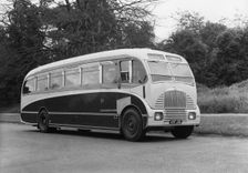 1951 Daimler CVD6 coach with Burlingham body. Creator: Unknown