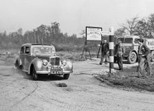 1952 Alvis TA21 on 1954 L.M.C. Little Rally. Creator: Unknown