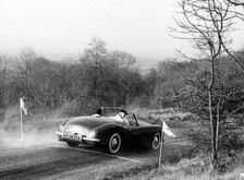1952 Healey-Alvis on 1953 London Little rally. Creator: Unknown