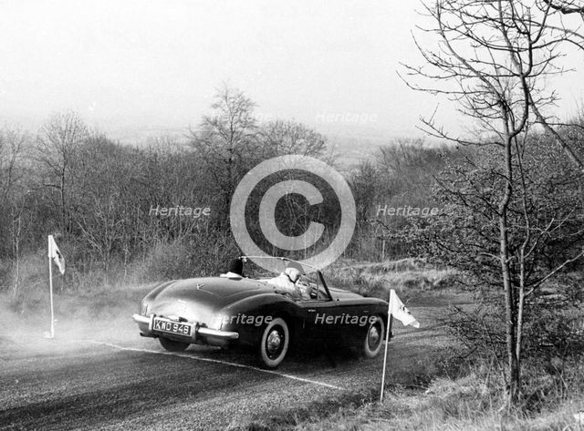 1952 Healey-Alvis on 1953 London Little rally. Creator: Unknown.