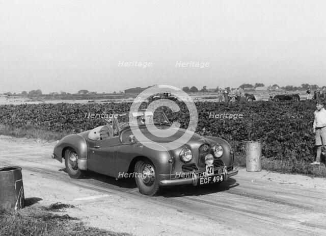 1952 Jowett Jupiter, Bill Smith, Felixtowe Rally. Creator: Unknown.