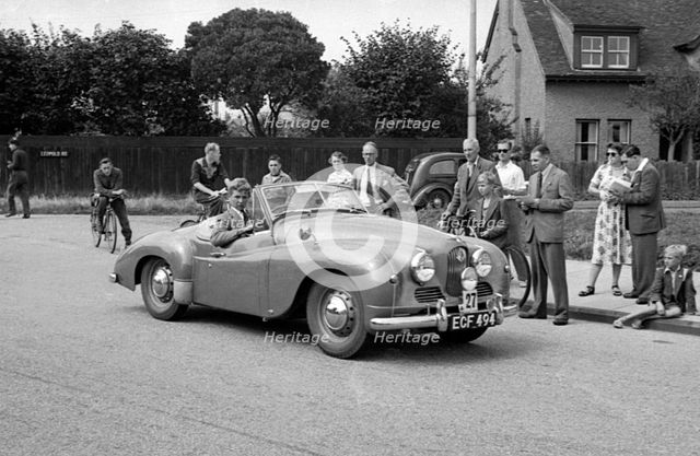 1952 Jowett Jupiter, Bill Smith, Felixtowe Rally. Creator: Unknown.