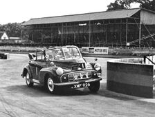 1952 Morris Minor MM Convertible on Brighton Rally at Goodwood. Creator: Unknown