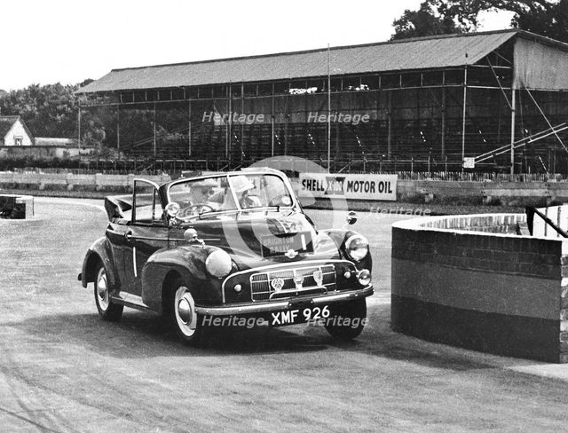 1952 Morris Minor MM Convertible on Brighton Rally at Goodwood. Creator: Unknown.