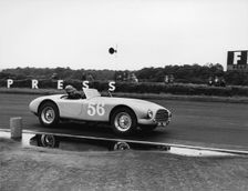 1953 A.C. Ace prototype, V.Davison at Silverstone 1954. Creator: Unknown