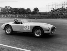 1953 A.C. Ace prototype, V.Davison at Silverstone 1954. Creator: Unknown
