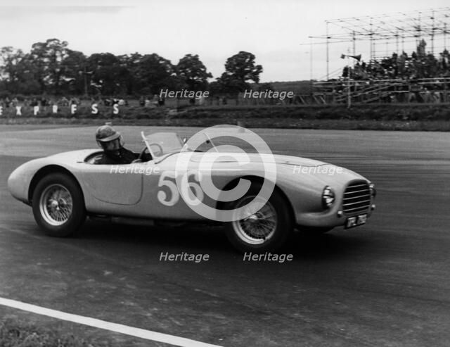 1953 A.C. Ace prototype, V.Davison at Silverstone 1954. Creator: Unknown.