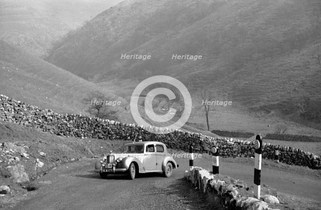 1953 Alvis TA21 on 1954 R.A.C. Rally. Creator: Unknown.