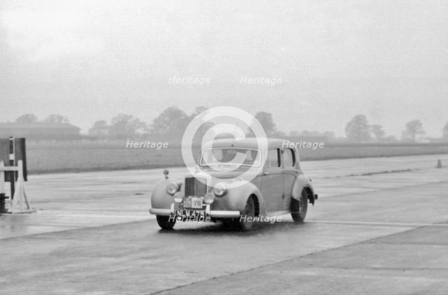 1953 Alvis TA21 on 1954 R.A.C. Rally. Creator: Unknown.