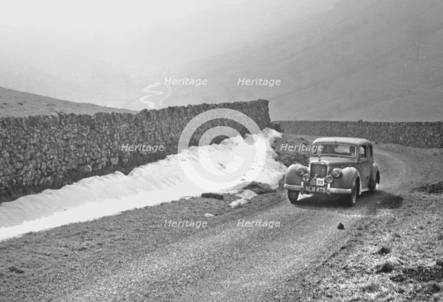 1953 Alvis TA21 during 1954 R.A.C. Rally. Creator: Unknown.