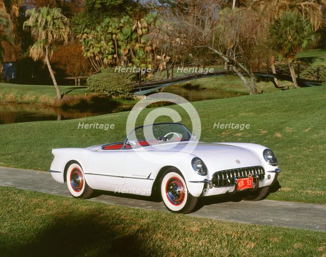 1953 Chevrolet Corvette. Artist: Unknown.