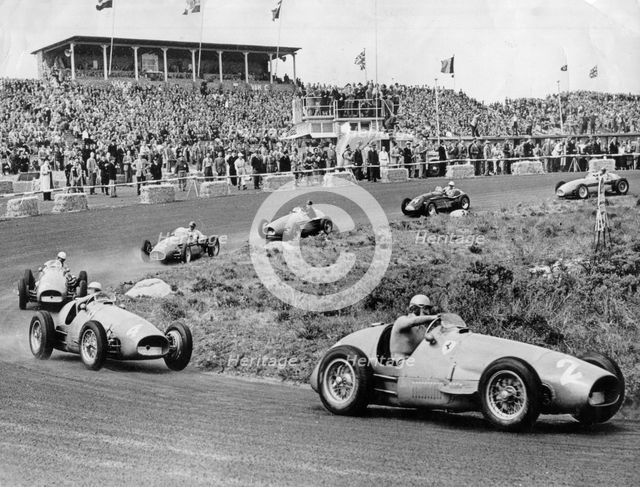 1953 Dutch Grand Prix, Ascari leads in Ferrari. Creator: Unknown.