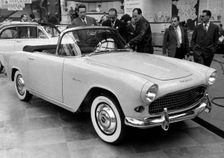 1953 Simca Aronde convertible. Creator: Unknown