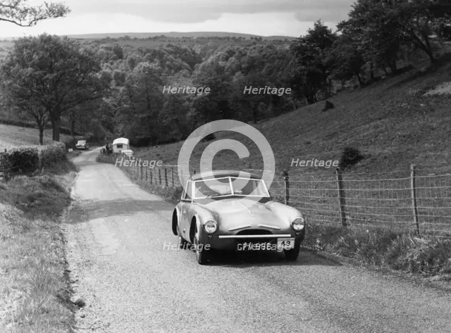 1954 TVR RGS Atalanta bodied prototype, Morecambe rally Artist: Unknown.