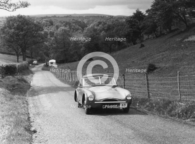 1954 TVR RGS Atalanta bodied prototype, Morecambe rally Artist: Unknown.