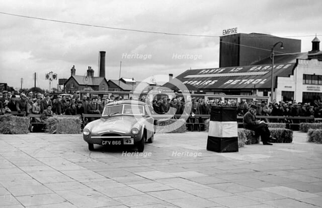 1954 TVR RGS Atalanta bodied prototype, Morecambe rally Artist: Unknown.