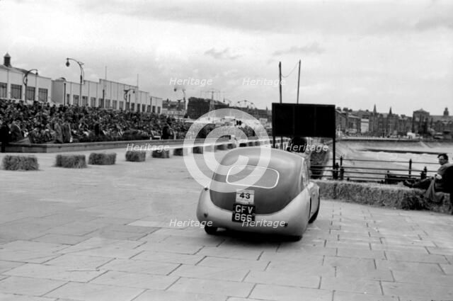 1954 TVR RGS Atalanta bodied prototype, Morecambe rally Artist: Unknown.