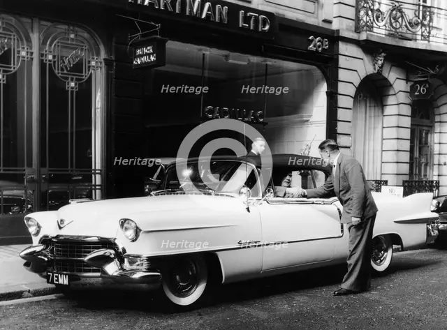 1954 Cadillac Convertible, (c1954?). Artist: Unknown