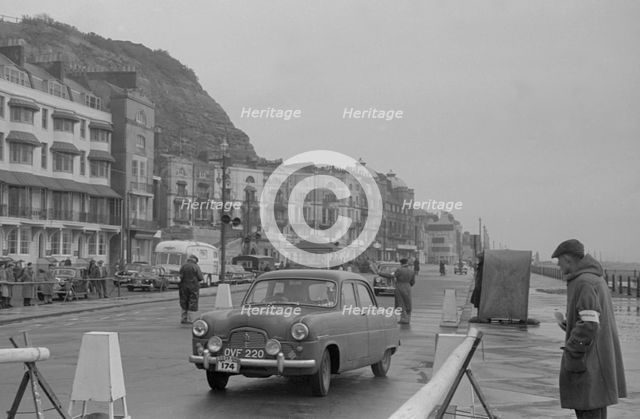1954 Ford Zephyr, J.Risk, P.Wren on Redex Rally. Creator: Unknown.