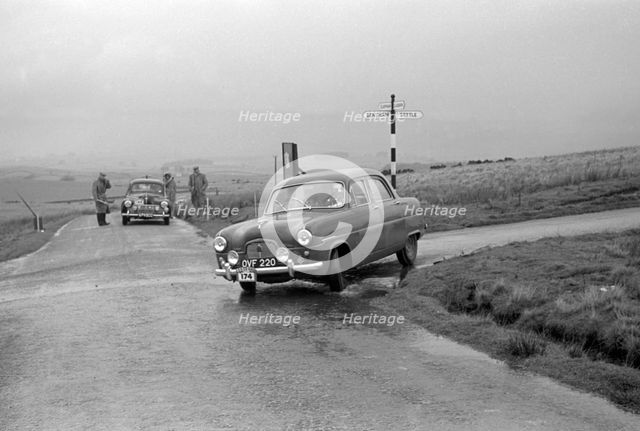 1954 Ford Zephyr, J.Risk, P.Wren on Redex Rally. Creator: Unknown.