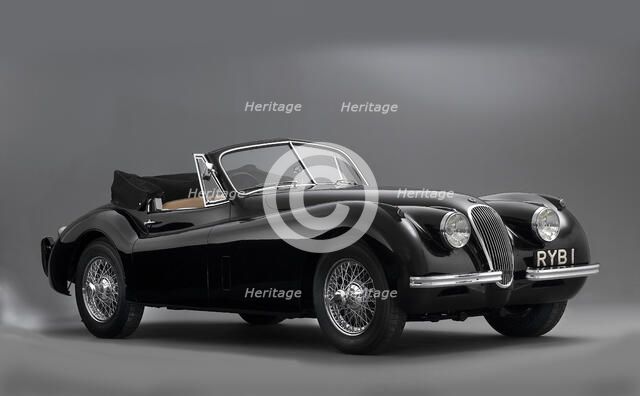 1954 Jaguar XK120 SE Artist: Unknown.