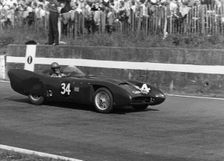 1954 Lotus VIII driven by Colin Chapman at Crystal Palace. Creator: Unknown