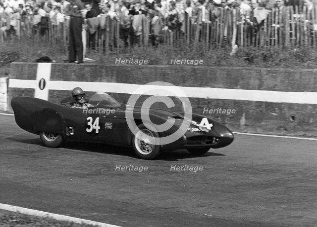 1954 Lotus VIII driven by Colin Chapman at Crystal Palace. Creator: Unknown.