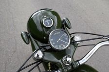 1954 Matchless G3 LS Auxiliary Fire Service motorcycle. Creator: Unknown