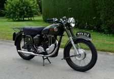 1954 Matchless G3 LS Auxiliary Fire Service motorcycle. Creator: Unknown