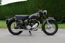 1954 Matchless G3 LS Auxiliary Fire Service motorcycle. Creator: Unknown