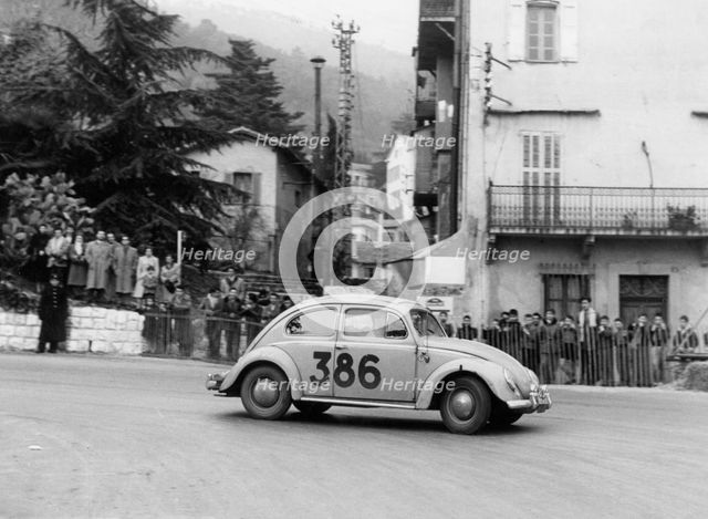 1954 Monte Carlo Rally, Volkswagen Beetle. Creator: Unknown.