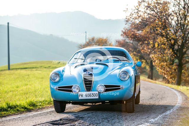 1955 Alfa Romeo 1900 SZ coupe Zagato. Creator: Unknown.