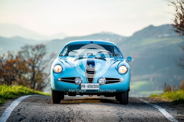 1955 Alfa Romeo 1900 SZ coupe Zagato. Creator: Unknown.