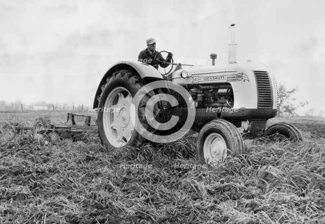 1955 Cockshutt tractor. Creator: Unknown.