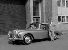 1955 Daimler Conquest Roadster by Hooper used in Norman Wisdom film "Up in the World". Creator: Unknown