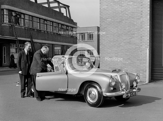 1955 Daimler Conquest Roadster by Hooper used in Norman Wisdom film "Up in the World". Creator: Unknown.