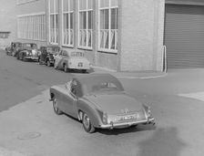 1955 Daimler Conquest Roadster by Hooper used in Norman Wisdom film "Up in the World". Creator: Unknown