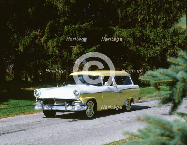 1955 Ford Ranch wagon. Artist: Unknown.