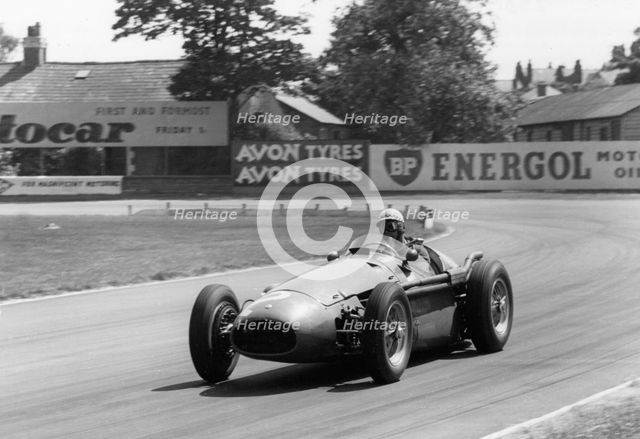 1955 Maserati 250F, Behra at Aintree. Creator: Unknown.