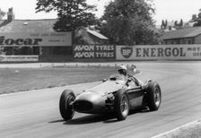 1955 Maserati 250F, Behra at Aintree. Creator: Unknown
